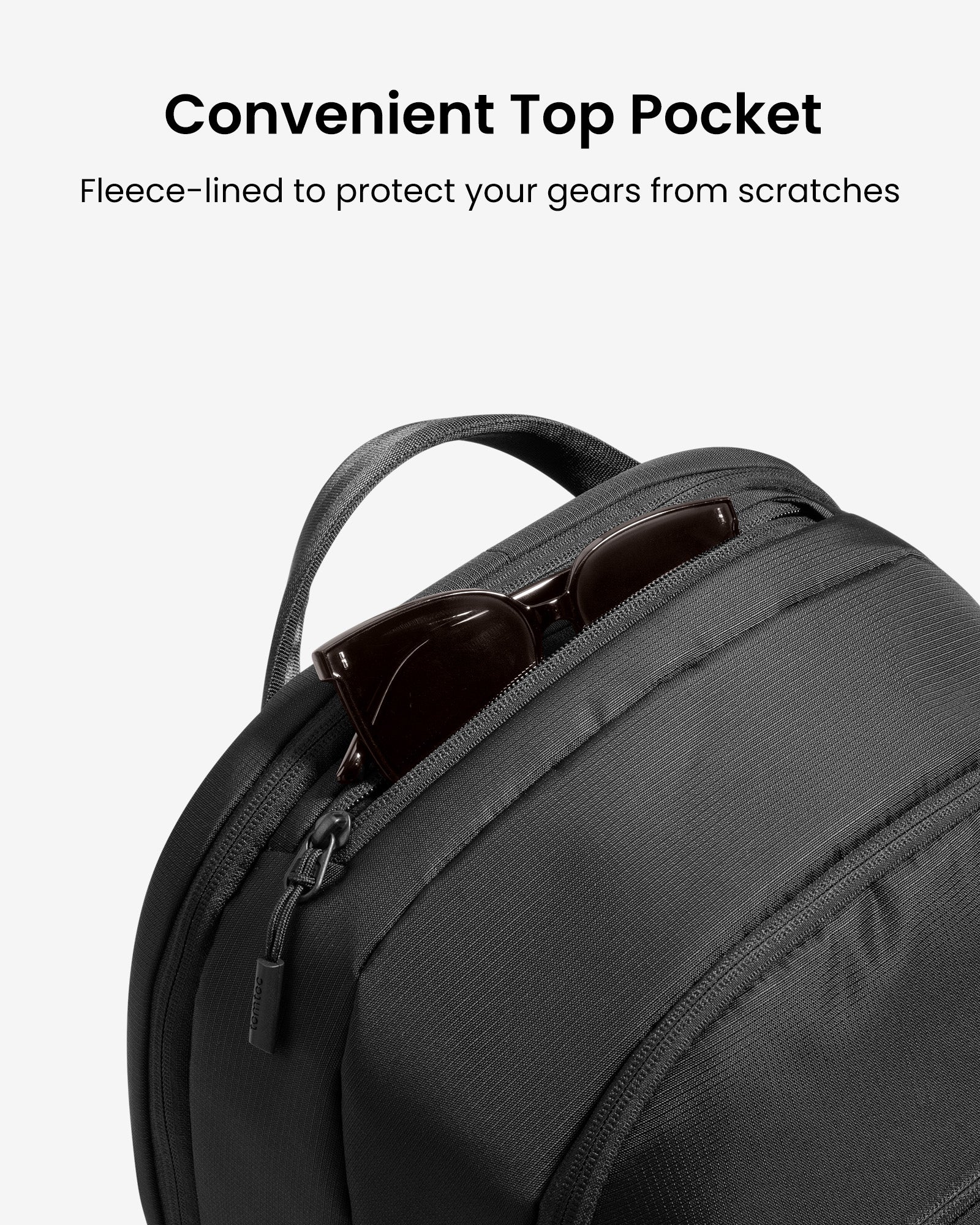 tomtoc UrbanEX-T77 Laptop Backpack 16 Inch Universal/26L Black