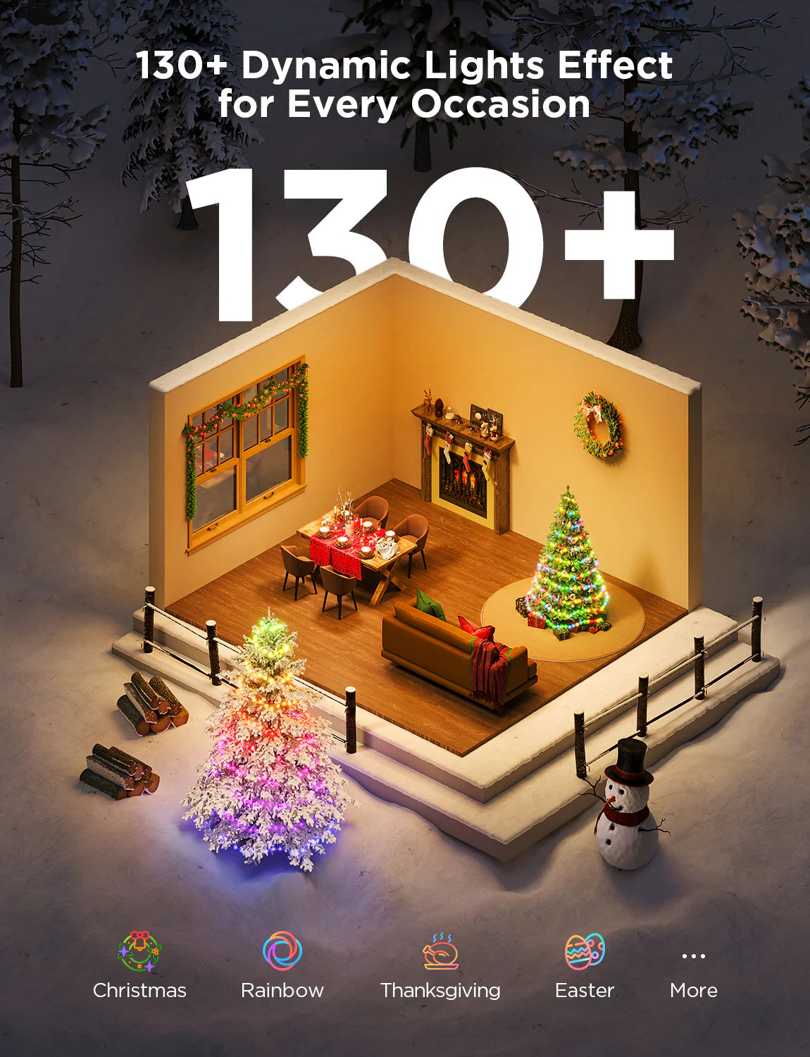 Govee Christmas String Lights 2S 20m