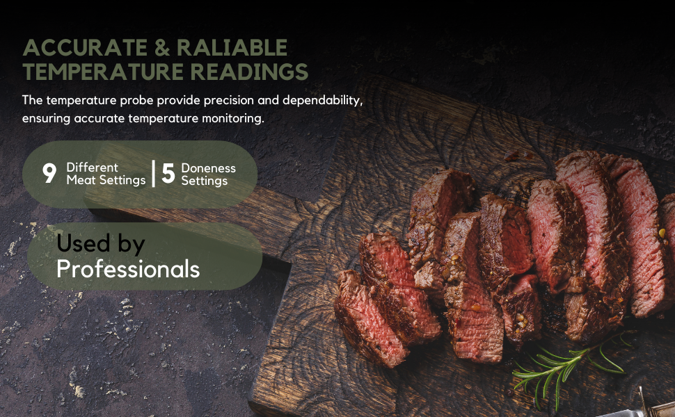 herQs Double Max – Wireless Rechargeable Dual Probe Meat Thermometer