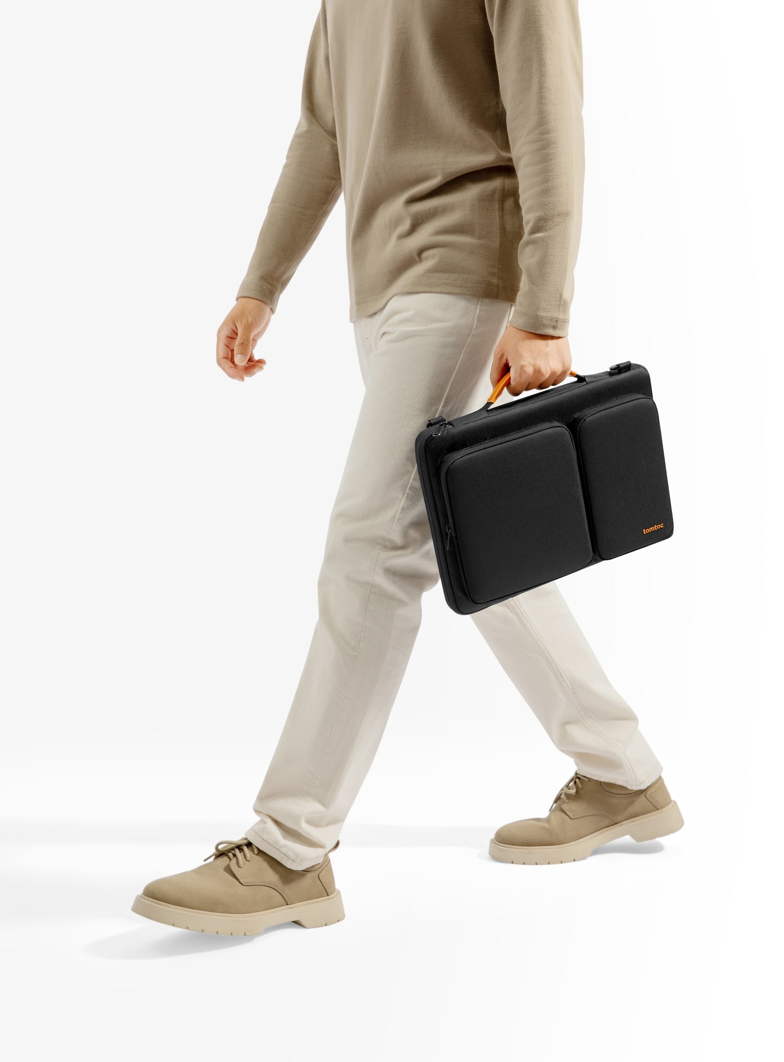 tomtoc Defender-A42 Laptop Shoulder Bag - 16inch - Black