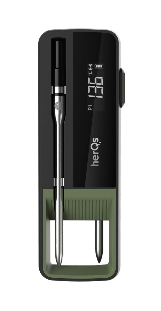 herQs Double Max – Wireless Rechargeable Dual Probe Meat Thermometer