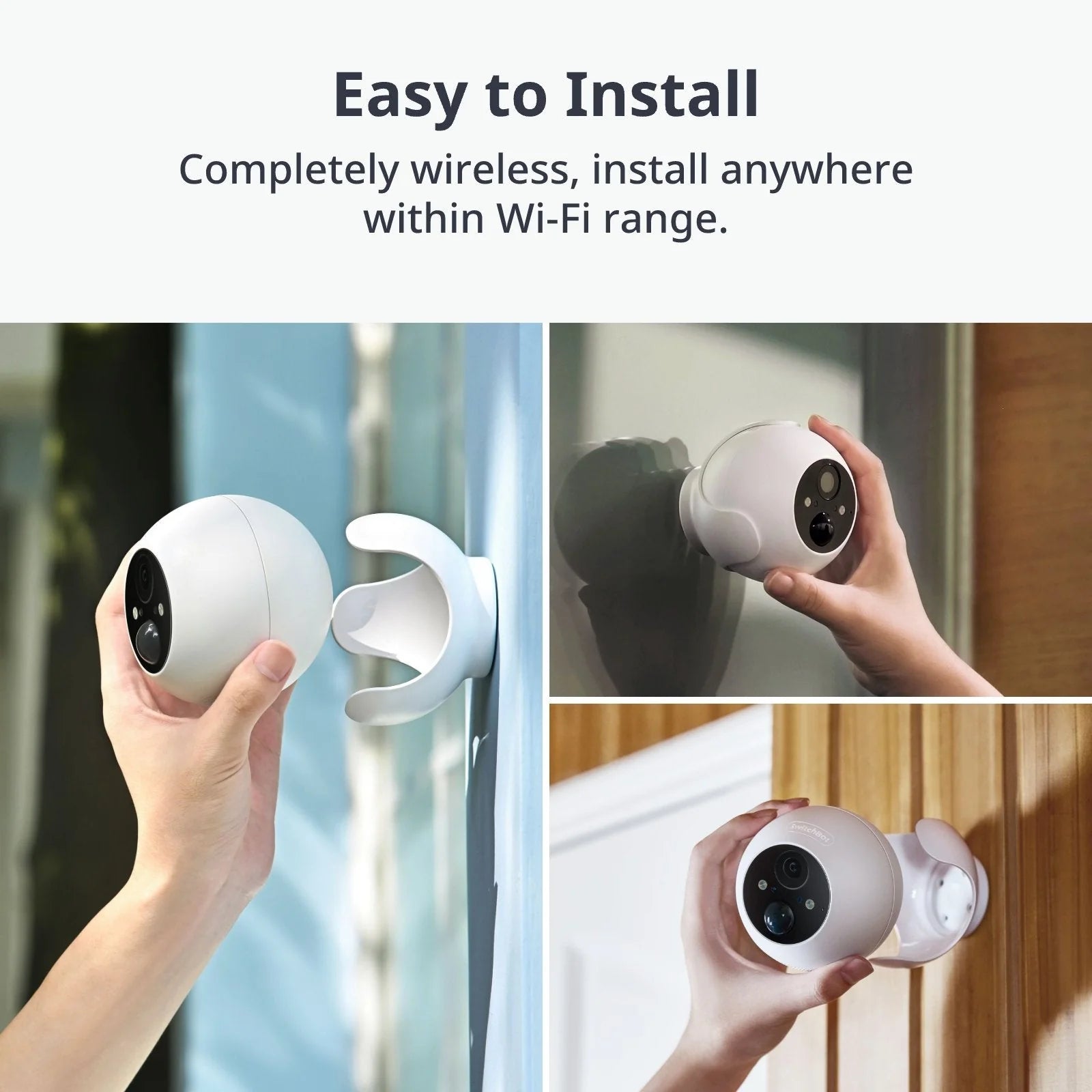 SwitchBot Outdoor Spotlight Cam – Smart Outdoor Security Camera
