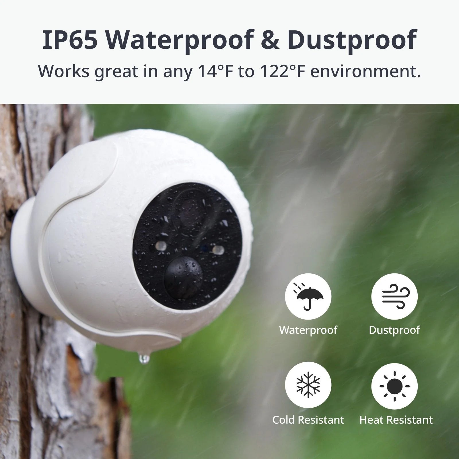 SwitchBot Outdoor Spotlight Cam – Smart Outdoor Security Camera