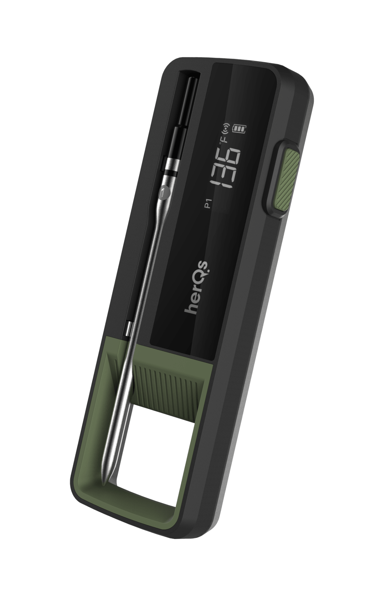 herQs Single Max – Wireless Rechargeable Single Probe Meat Thermometer - HERQS008 Cooking Thermometers
