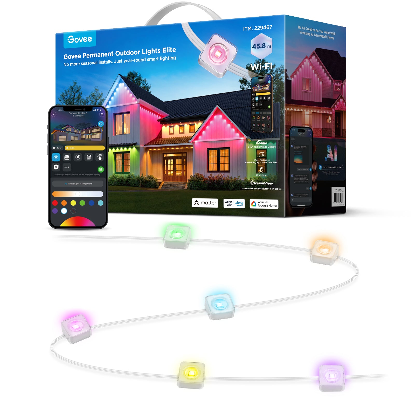 Govee 45m Permanent Outdoor Light