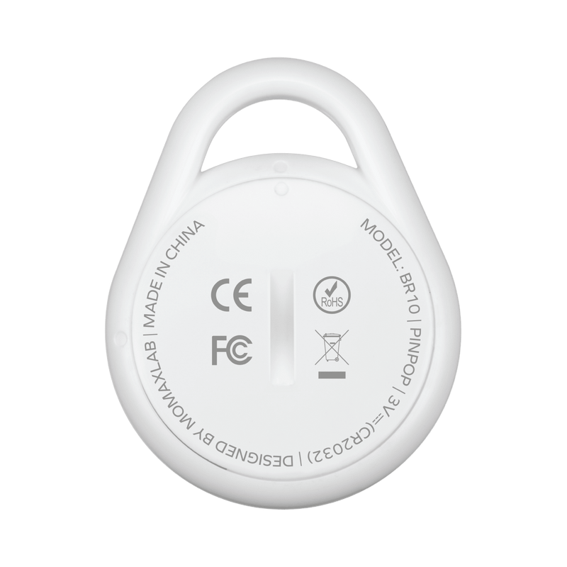 Momax Pinpop Lite Find My Tracker (White) - BR10W Bluetooth Trackers