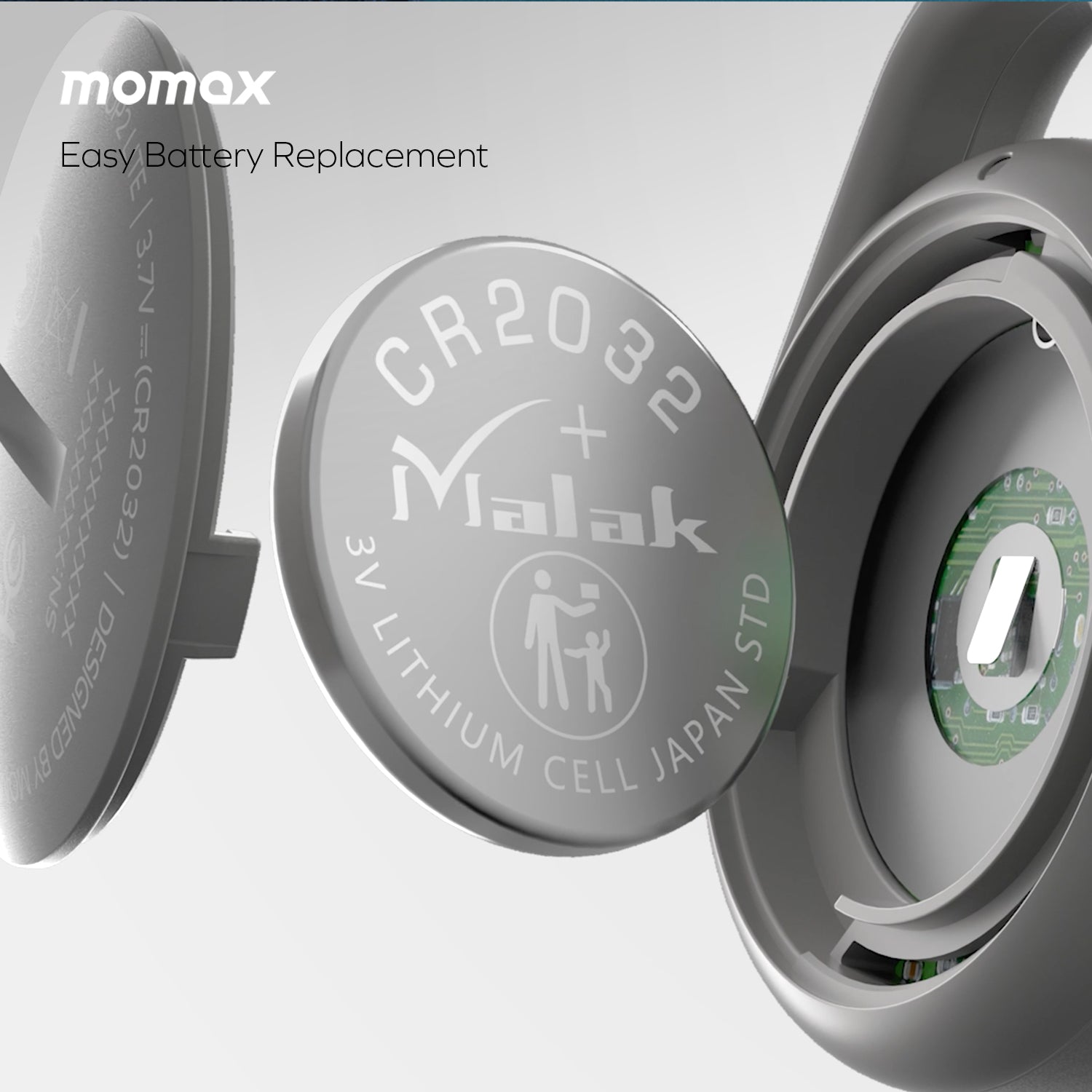 Momax Pinpop² Lite Find My Locator White - BR10AW Bluetooth Trackers