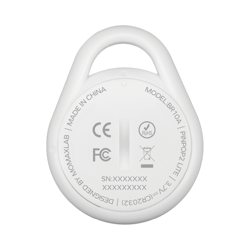 Momax Pinpop² Lite Find My Locator White - BR10AW Bluetooth Trackers
