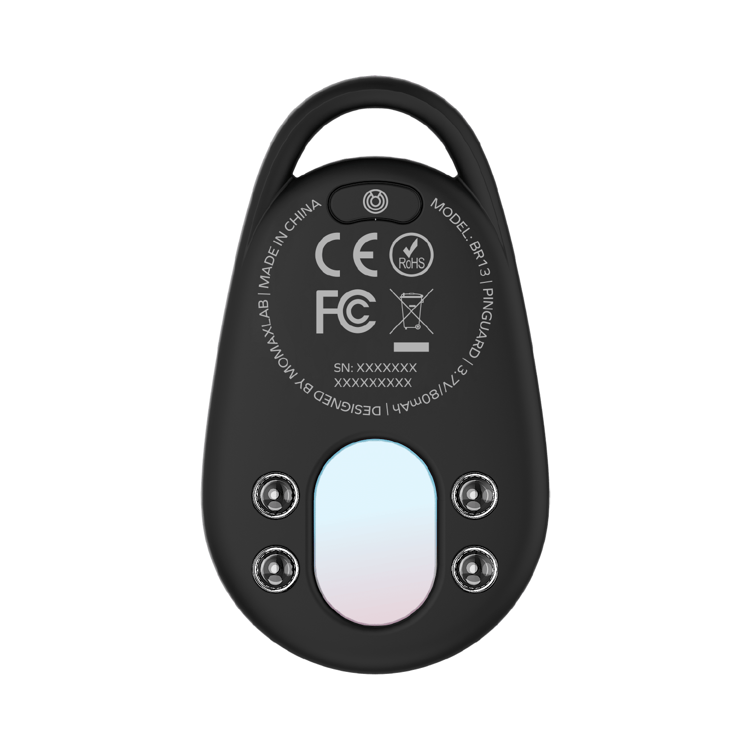 Momax PinGuard Camera Scanning Find My Locator (Black) - BR13D Bluetooth Trackers
