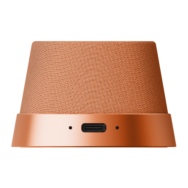 Momax 1-Vibe Go Magnetic Wireless Speaker (Orange) - BS6HKM Portable Bluetooth Speakers
