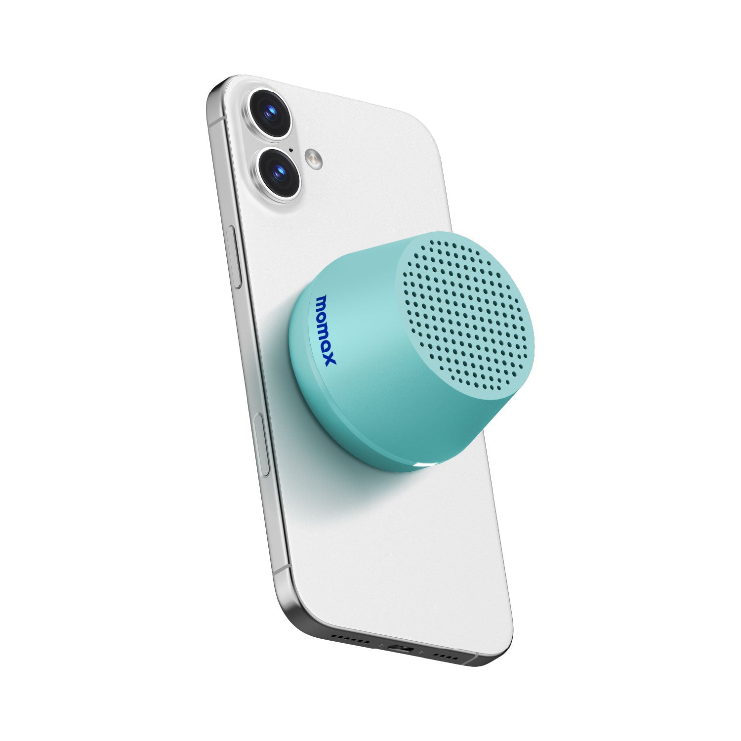 Momax 1-VIBE GO LITE Magnetic Wireless Speaker (Aqua)