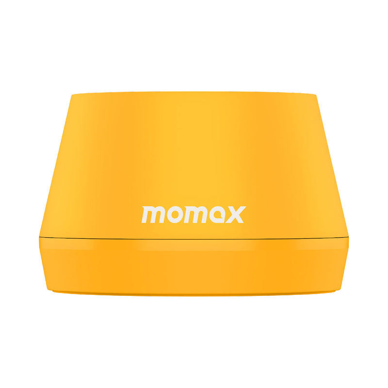 Momax 1-VIBE GO LITE Magnetic Wireless Speaker (Yellow) - BS8Y Portable Bluetooth Speakers