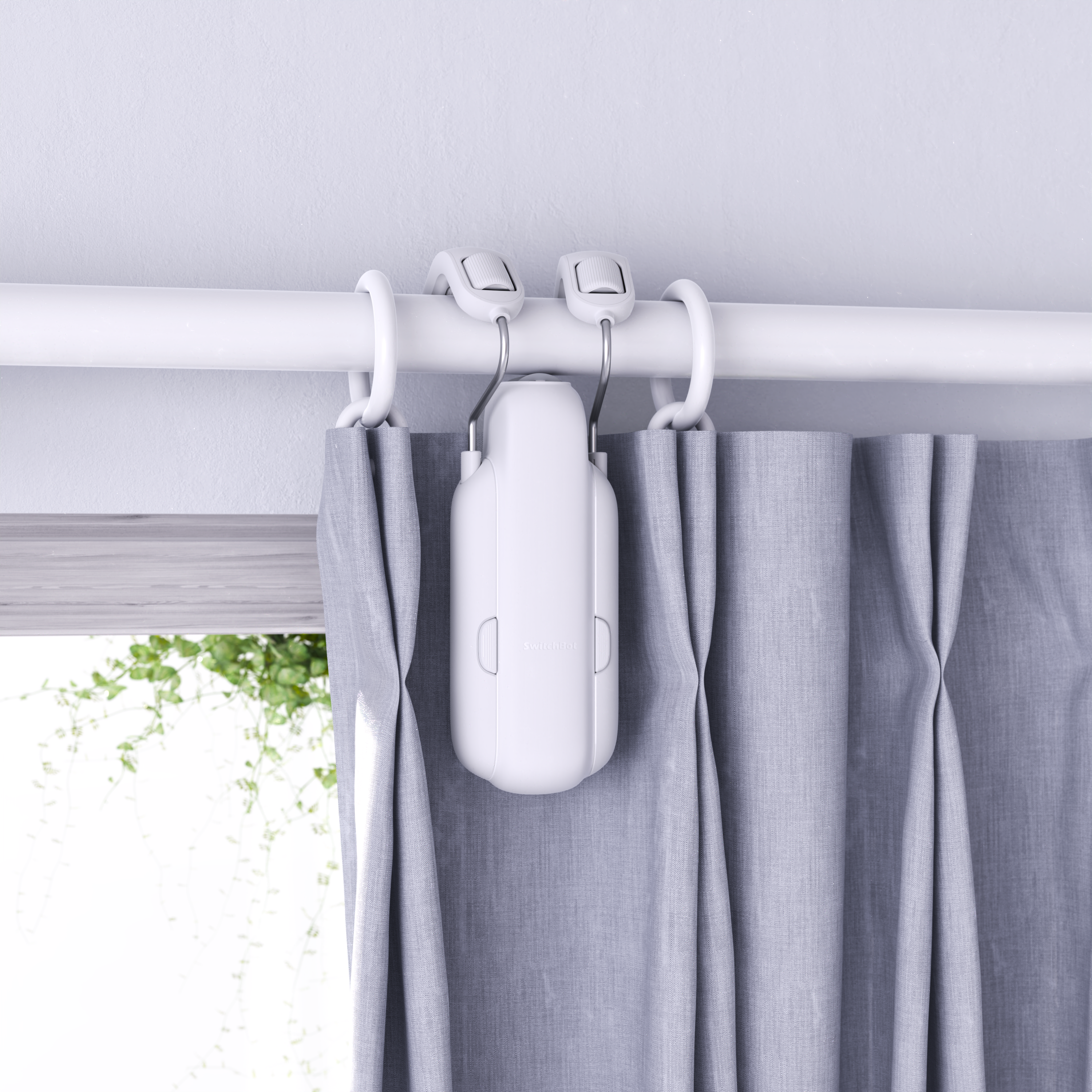 SwitchBot Curtain 3 Starter Kit (Curtain 3 Rod + Remote + Motion Sensor)