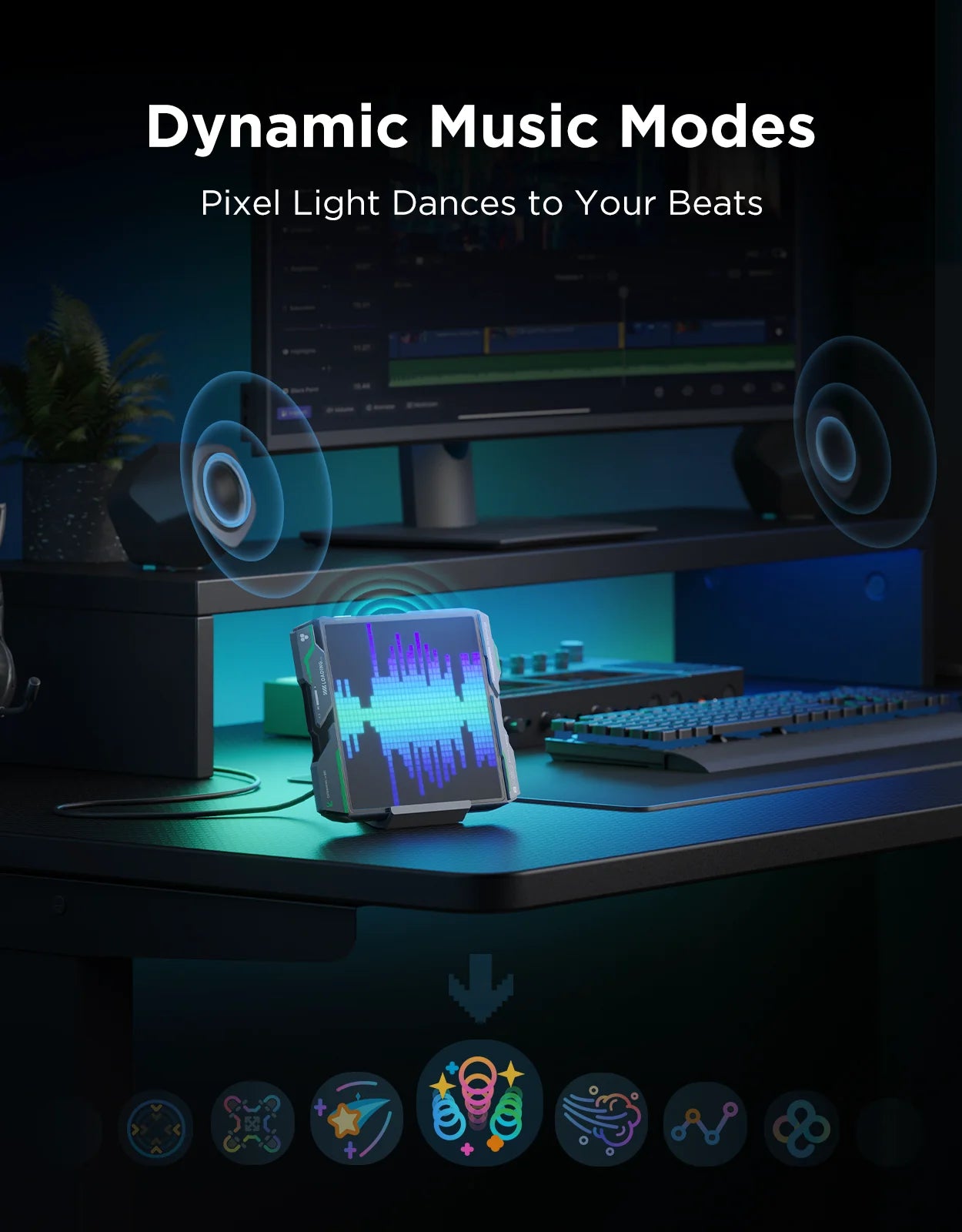 Govee Gaming Pixel Light – 32×32 Smart LED Display Panel (Matter Compatible)