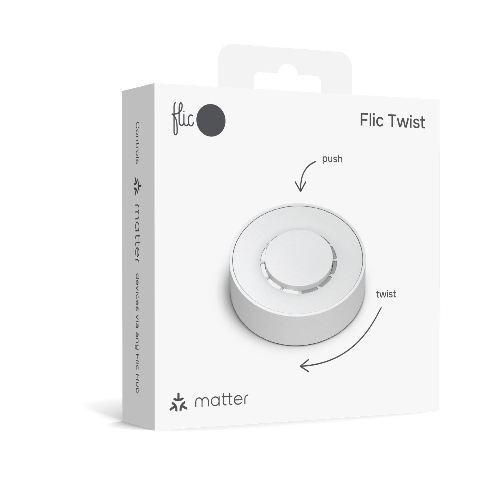 Flic Twist – Smart Home Wireless Dial (White)