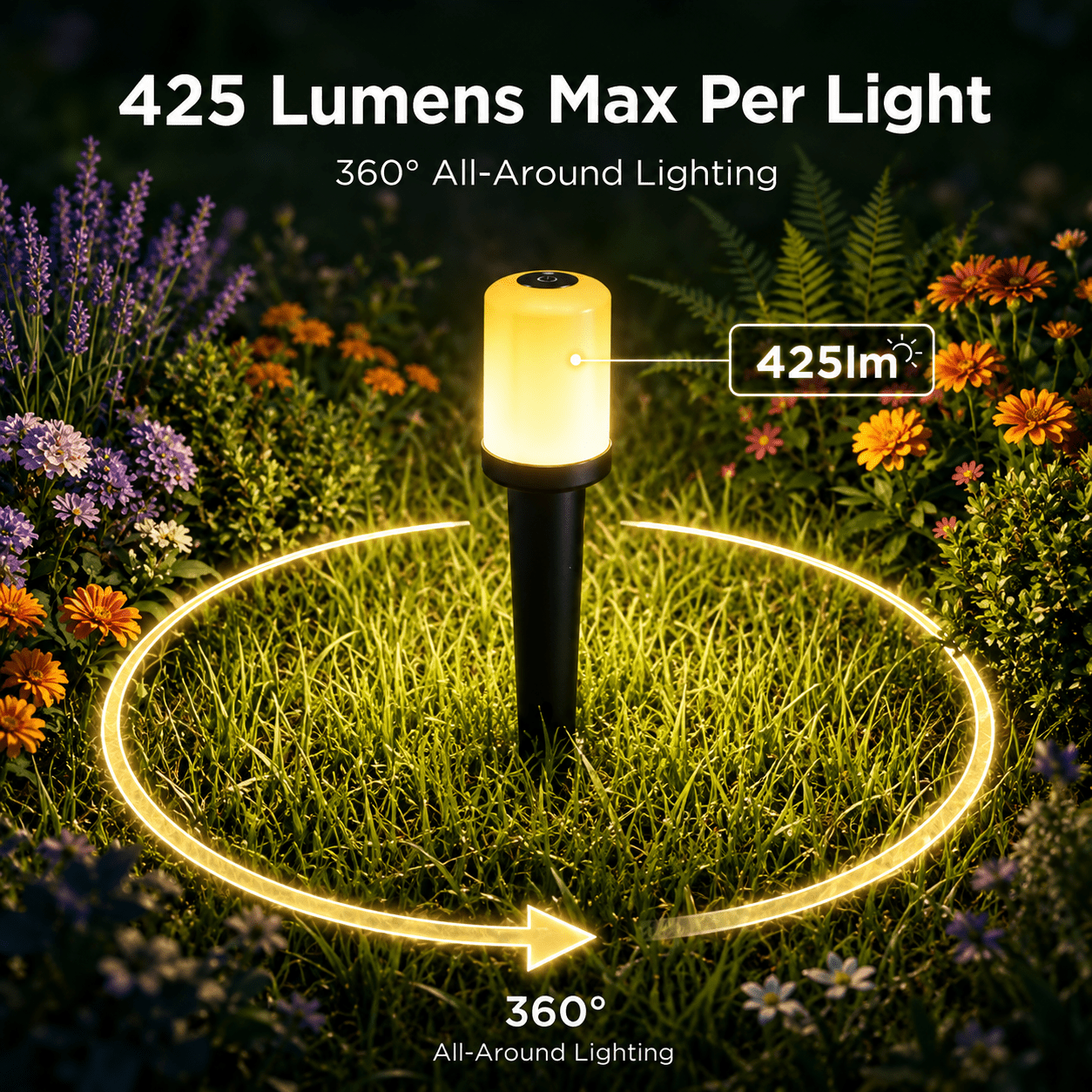 Govee Outdoor Pathway Lights 4-Pack - H3510E11 Landscape Pathway Lighting