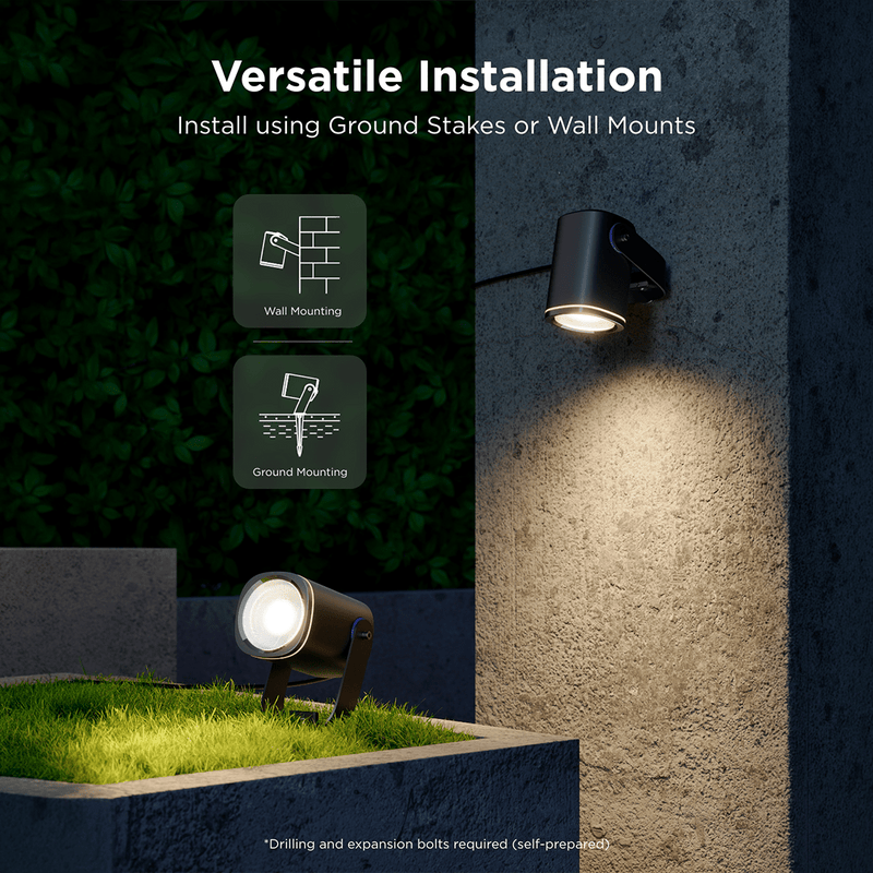 Govee Outdoor Spot Light 2-Pack - H7093511 Flood & Spot Lights