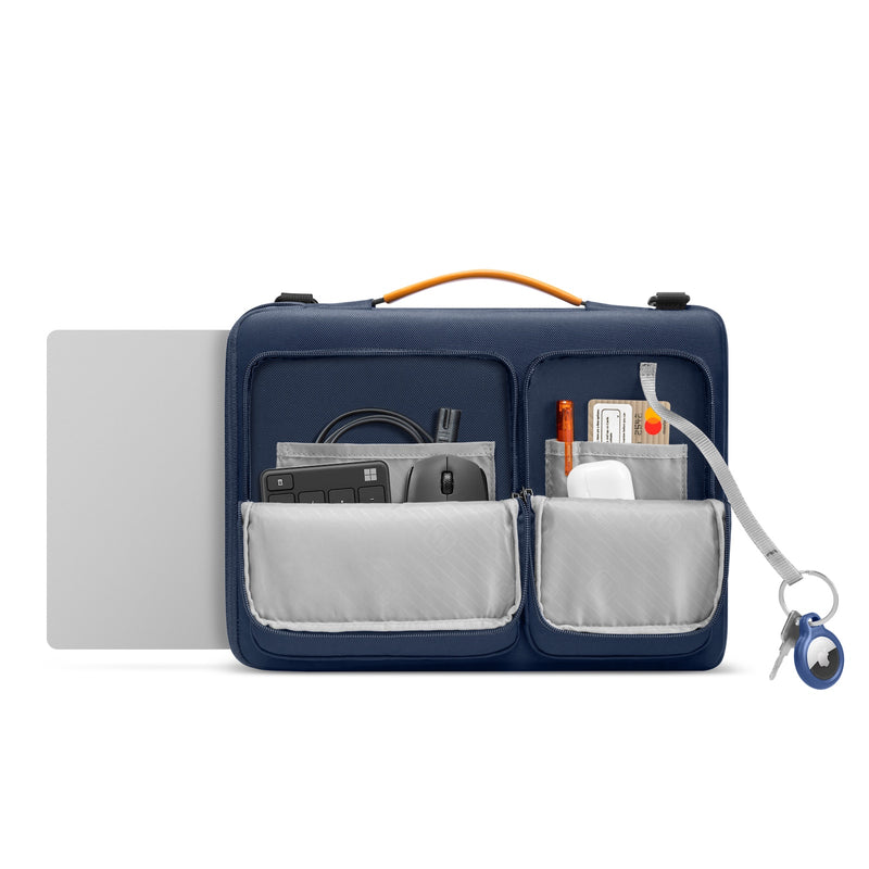 tomtoc Defender-A42 Laptop Shoulder Bag - 14-inch - Navy Blue - A42D3B1 Electronics Accessories