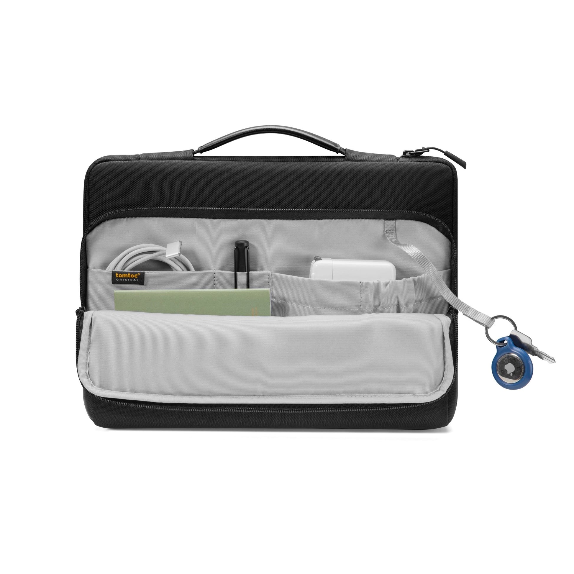 tomtoc Defender-A14 Premium Laptop Briefcase 16-Inch - Black - A14F2D3 Laptop Bags