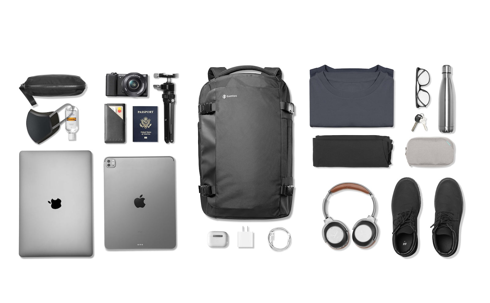 tomtoc Navigator-T66 Travel Laptop Backpack - T66M1D1 Electronics Accessories