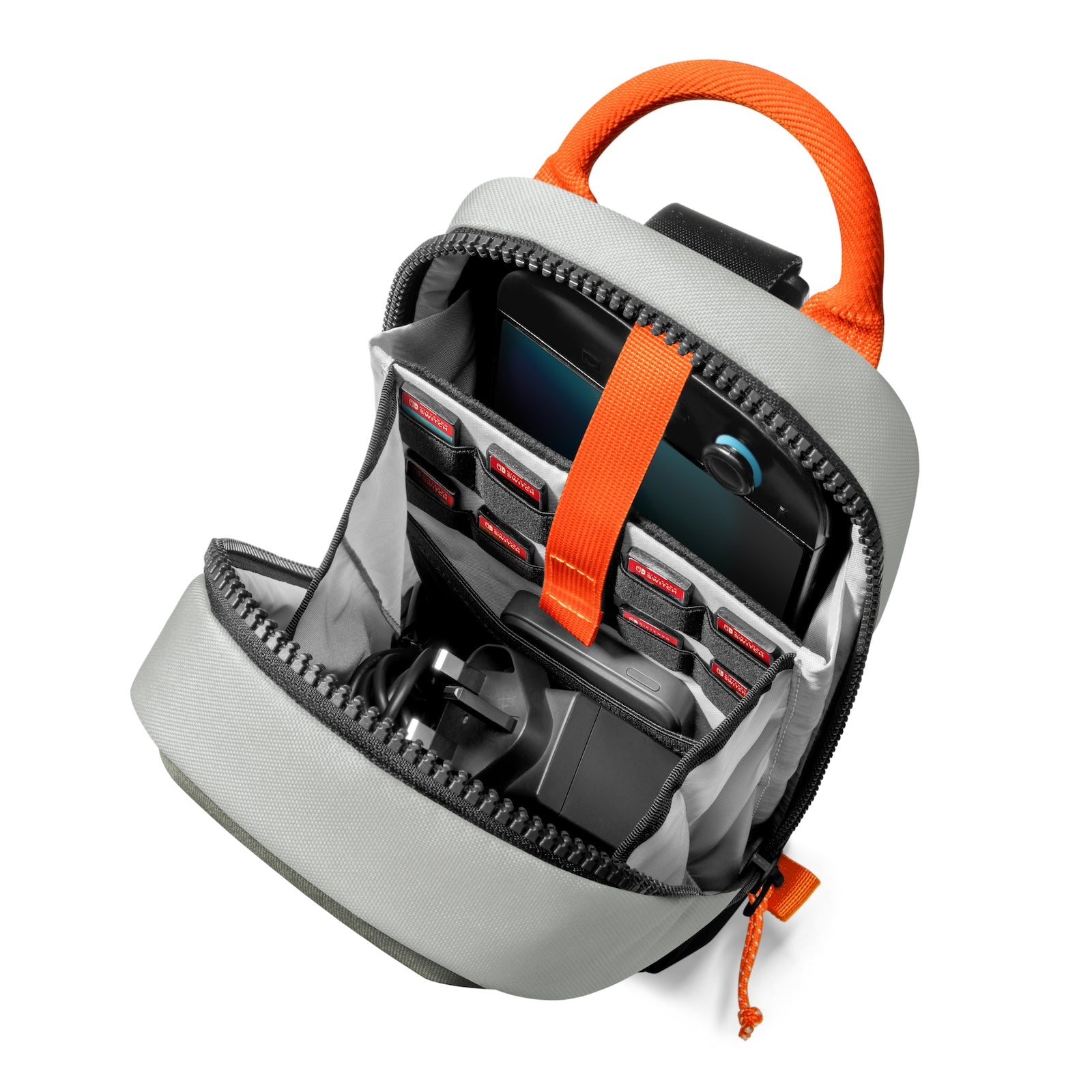tomtoc GameOn-G49 Travel Bag for Nintendo Switch 2 - Grey - G49S1G1 Portable Game Console Accessories