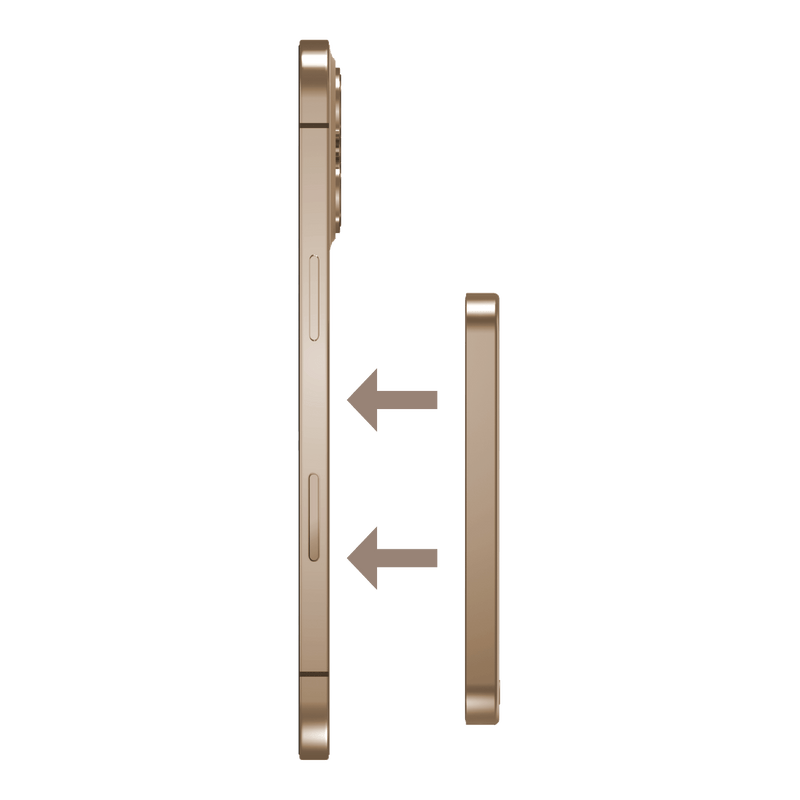 Momax Q.Mag X 5000mAh Wireless Power Bank (Desert Titanium) - IP116AL2 Power Banks