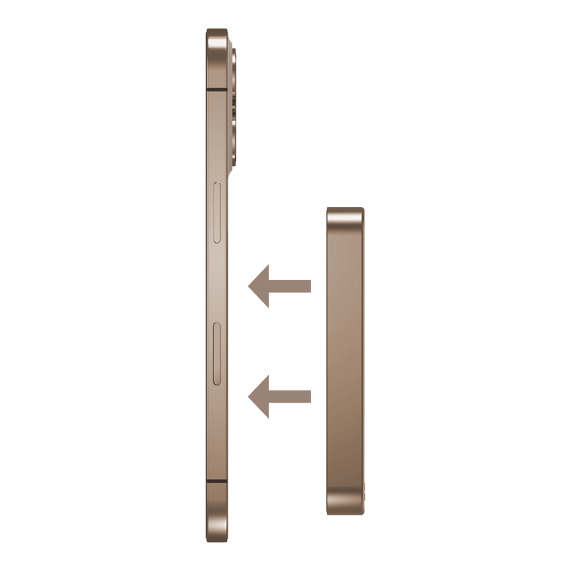 Momax Q.Mag X1 10000mAh Wireless Power Bank (Desert Titanium) - IP117AL2 Power Banks