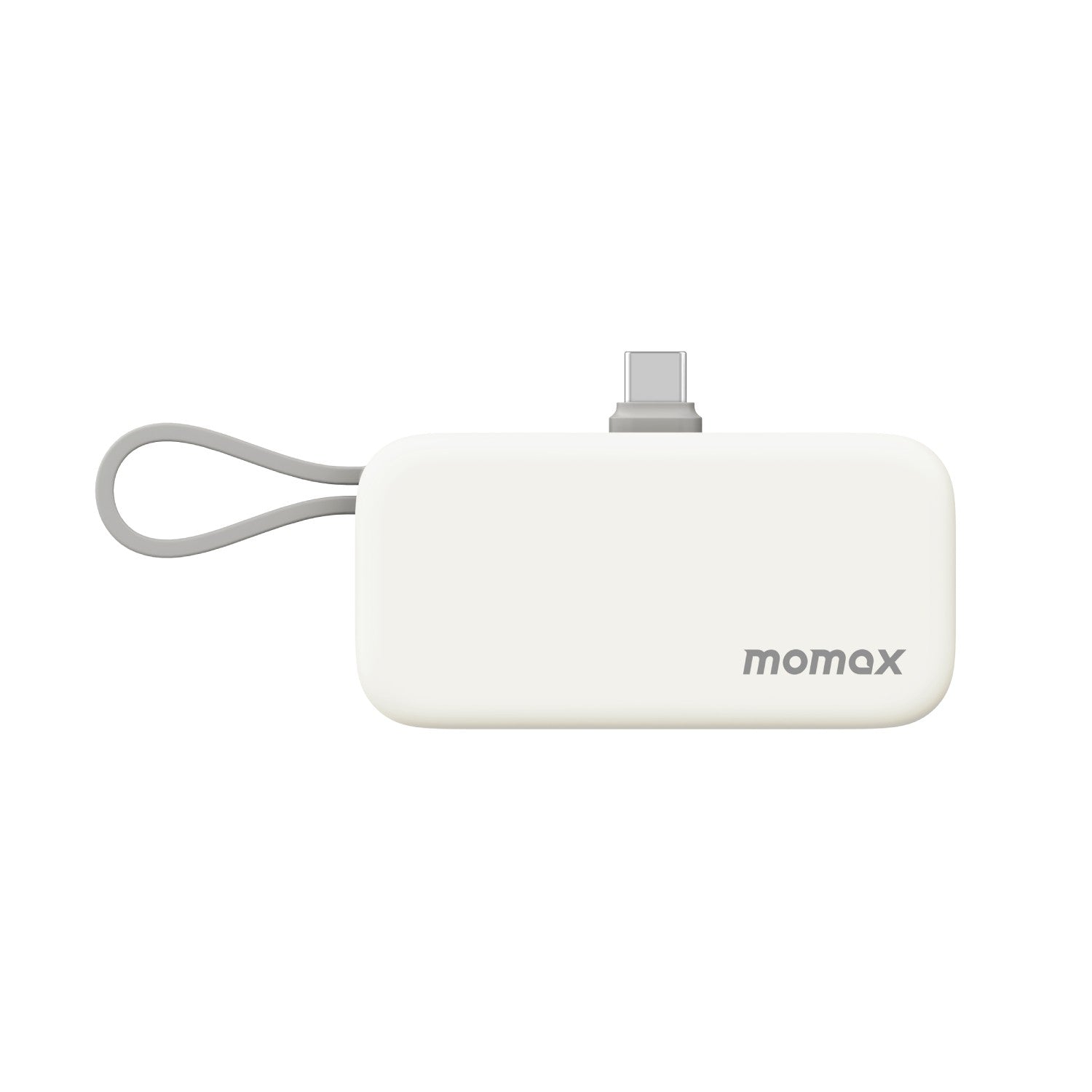 Momax 1-Power Mini 3-in-1 Power Bank 5000mAh USB-C (White) - IP130W Power Banks