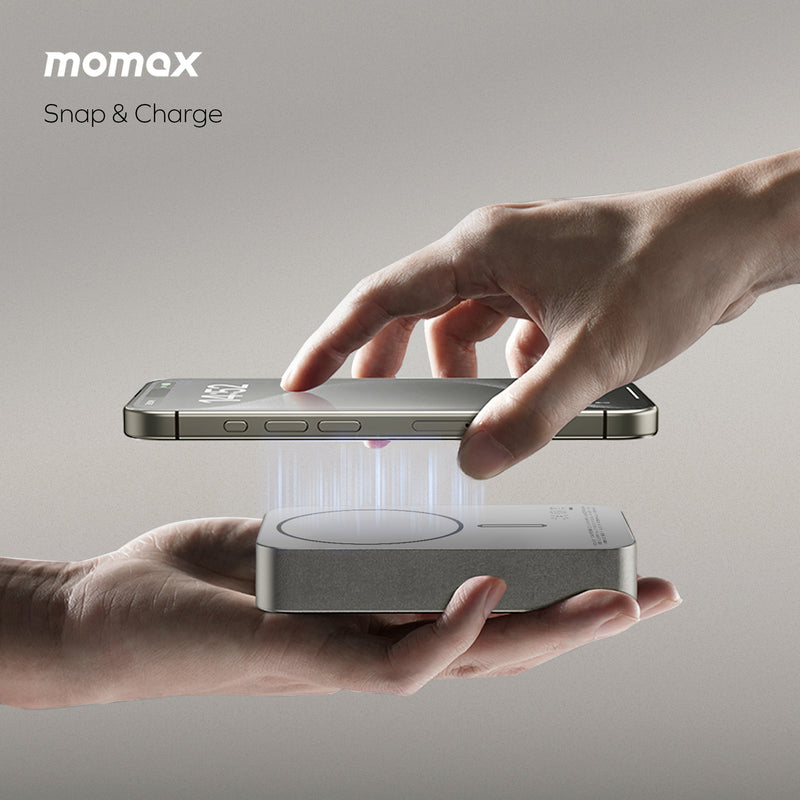 Momax Q.Mag X2 35W 20000mAh Wireless Power Bank (Desert Titanium) - IP133L2 Power Banks