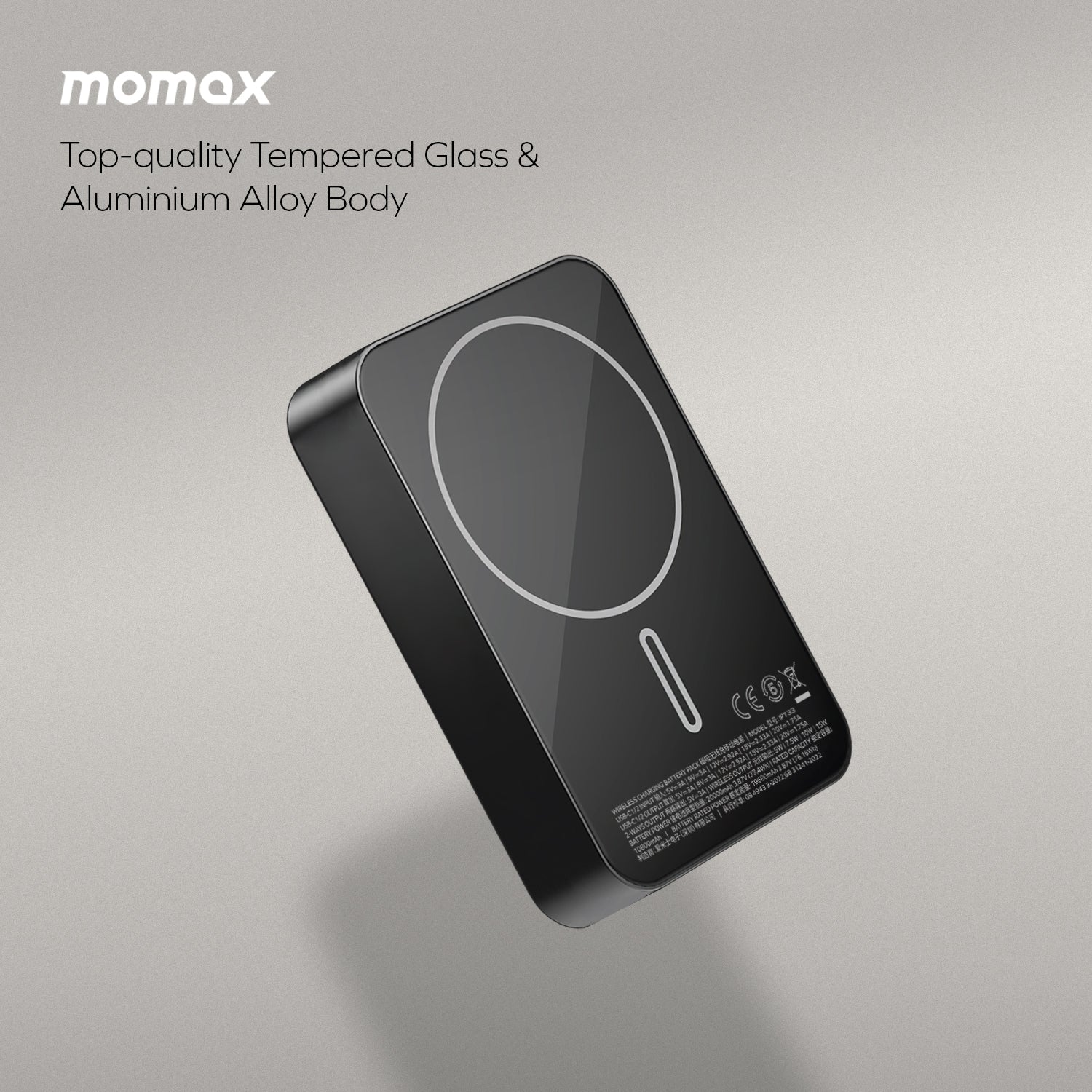 Momax Q.Mag X2 35W 20000mAh Wireless Power Bank (Desert Titanium) - IP133L2 Power Banks