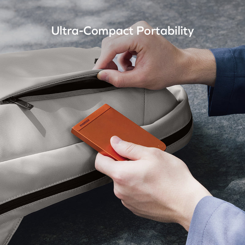 Momax 1-Power S.Pass 5000mAh Qi2 Magnetic Wireless Power Bank (Orange) - IP161Q2M Power Banks