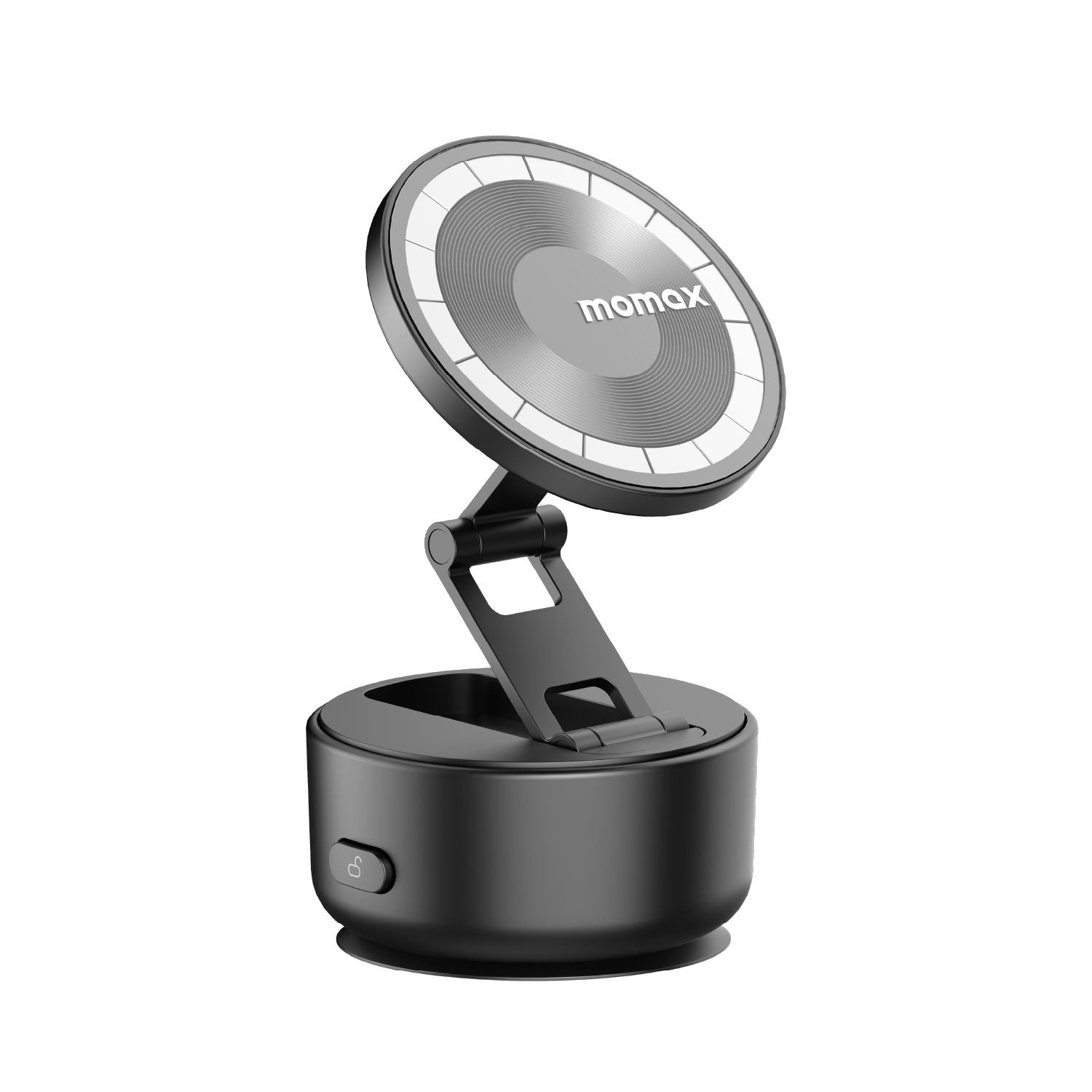 Momax 1-SNAP GO Auto Suction Magnetic Phone Stand (Black)