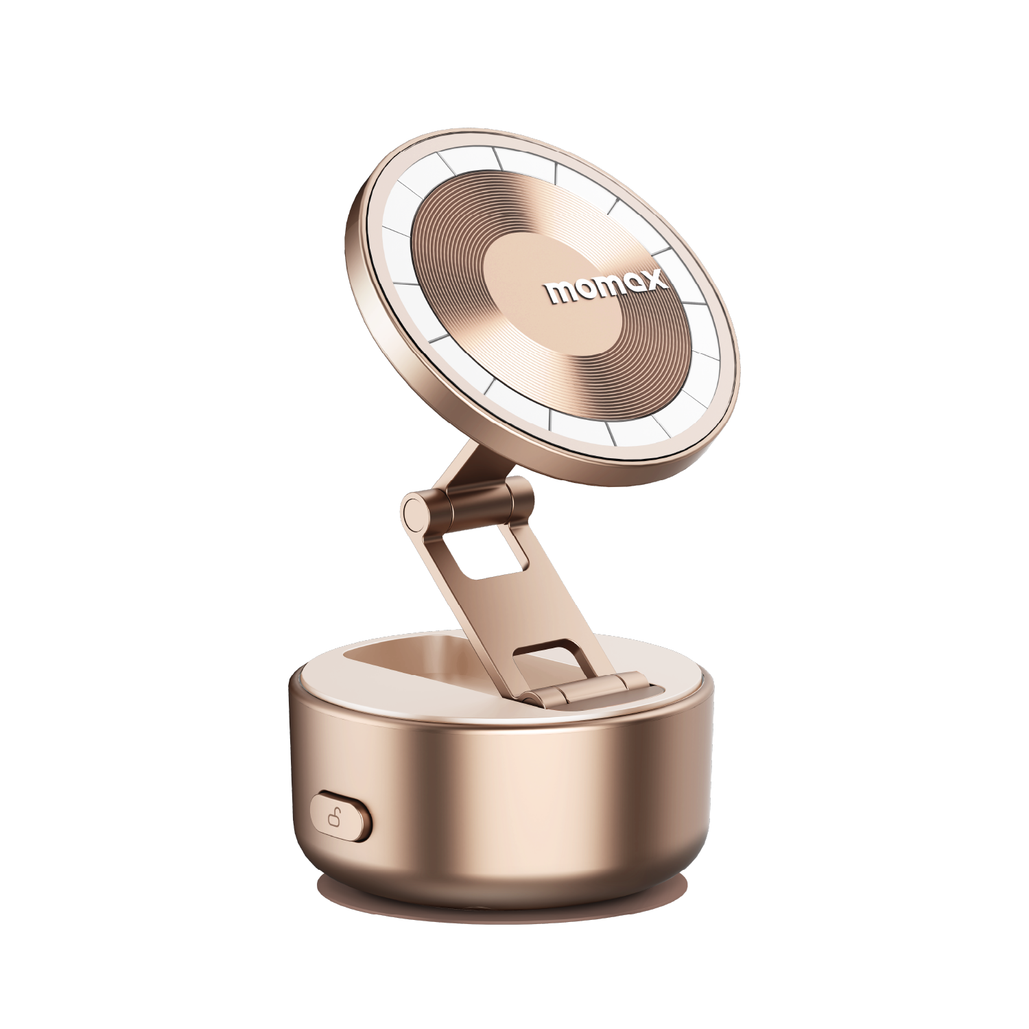 Momax 1-SNAP GO Auto Suction Magnetic Phone Stand (Desert Titanium)