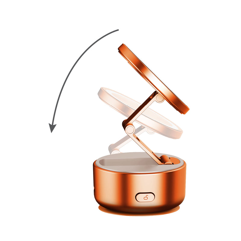 Momax 1-SNAP GO Auto Suction Magnetic Phone Stand (Orange) - KH20M Mobile Phone Stands