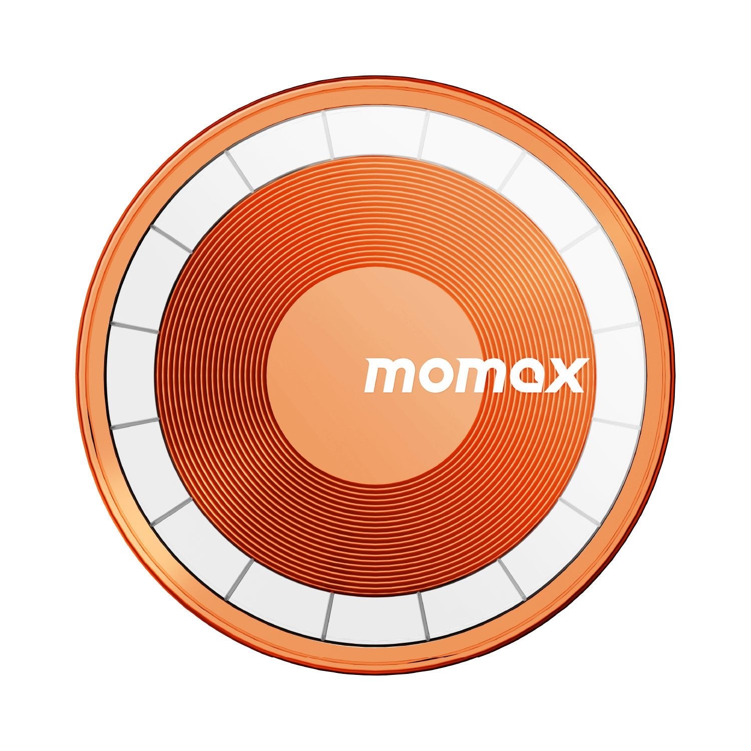Momax 1-SNAP GO Auto Suction Magnetic Phone Stand (Orange) - KH20M Mobile Phone Stands