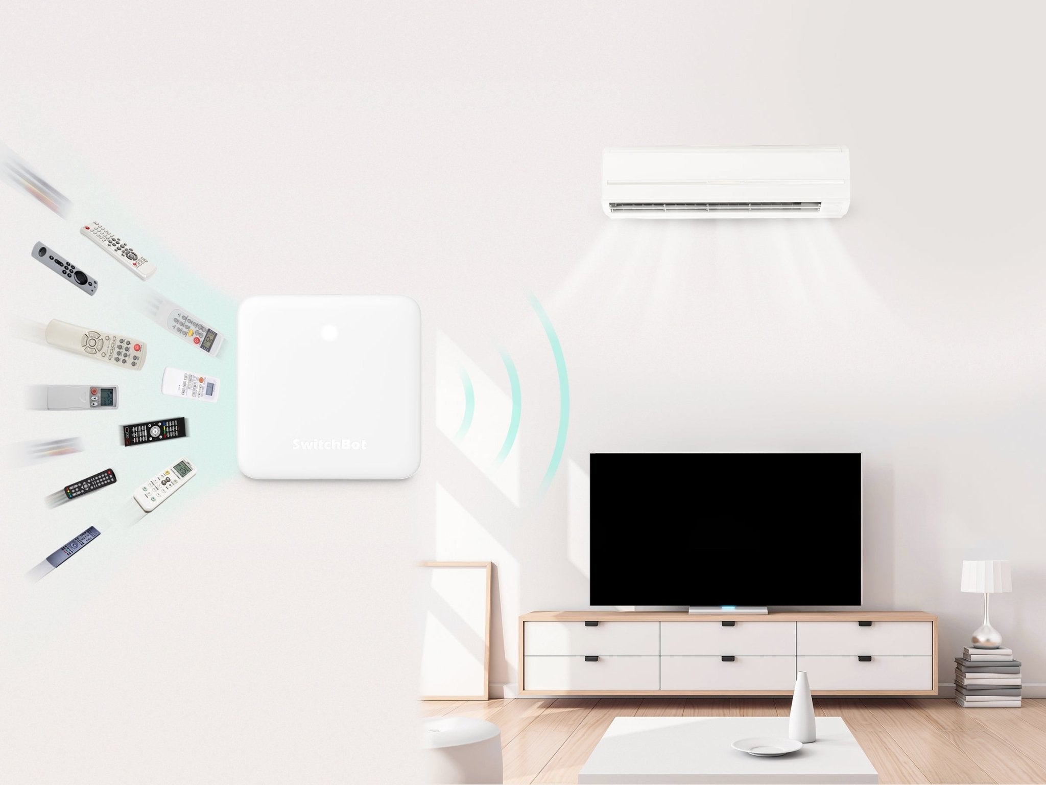 SwitchBot Hub Mini – Smart Remote and Home Automation Hub with Matter - W0202203 Home Automation Kits