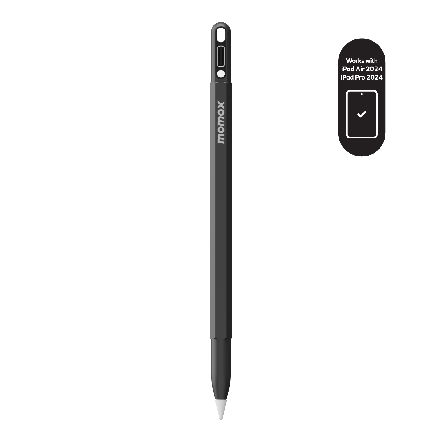 Momax Mag.Link Pop Magnetic Active Stylus Pen (Black)