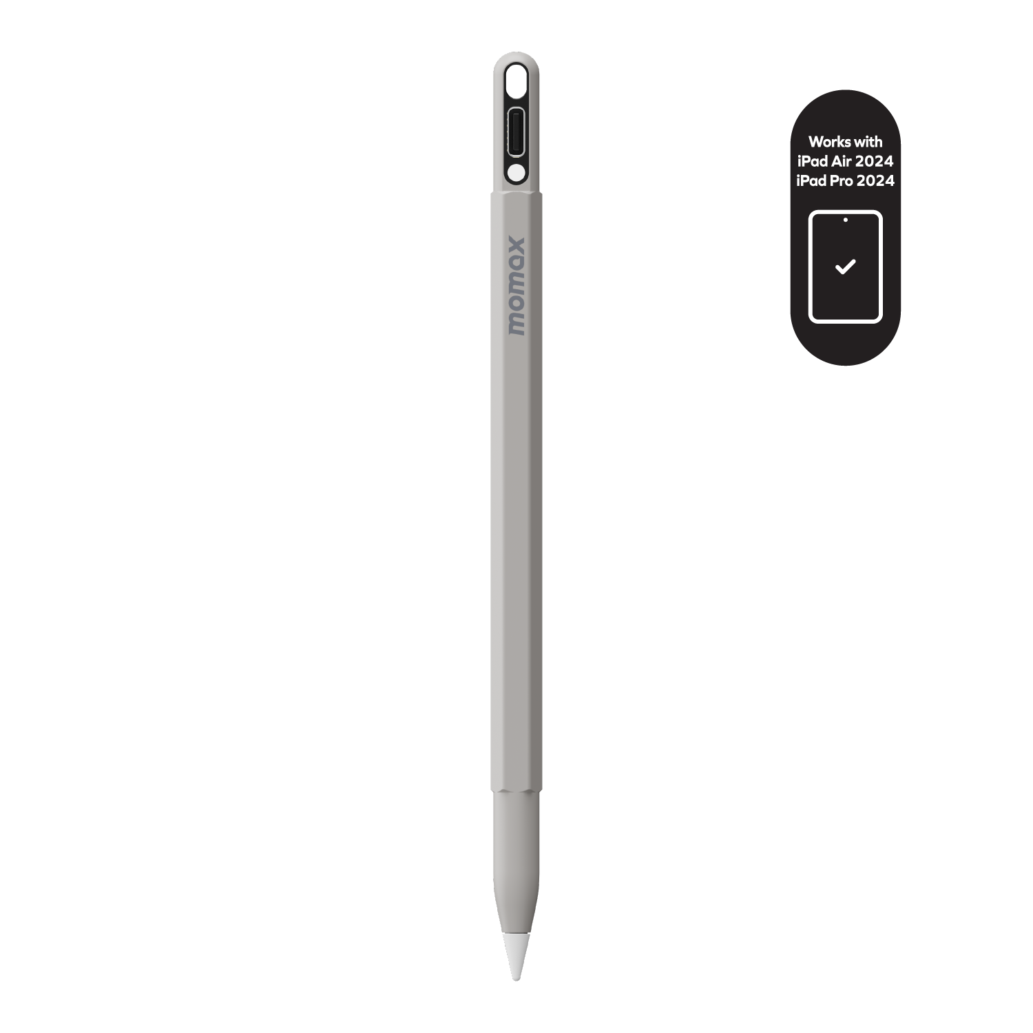 Momax Mag.Link Pop Magnetic Active Stylus Pen (Grey)