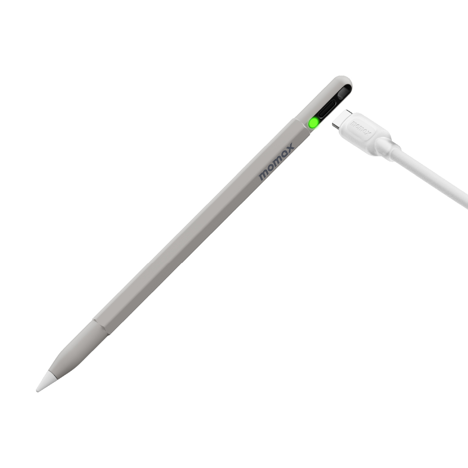 Momax Mag.Link Pop Magnetic Active Stylus Pen (Grey)