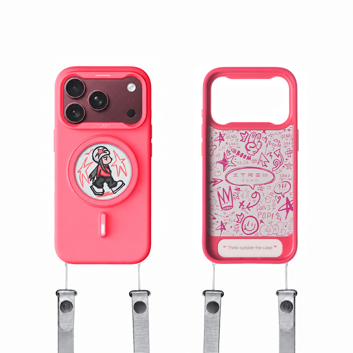 XTREM iPhone 18 Pro MagSafe Customisable Case (Berry Pink) - XTM-IP18P-BP Mobile Phone Cases