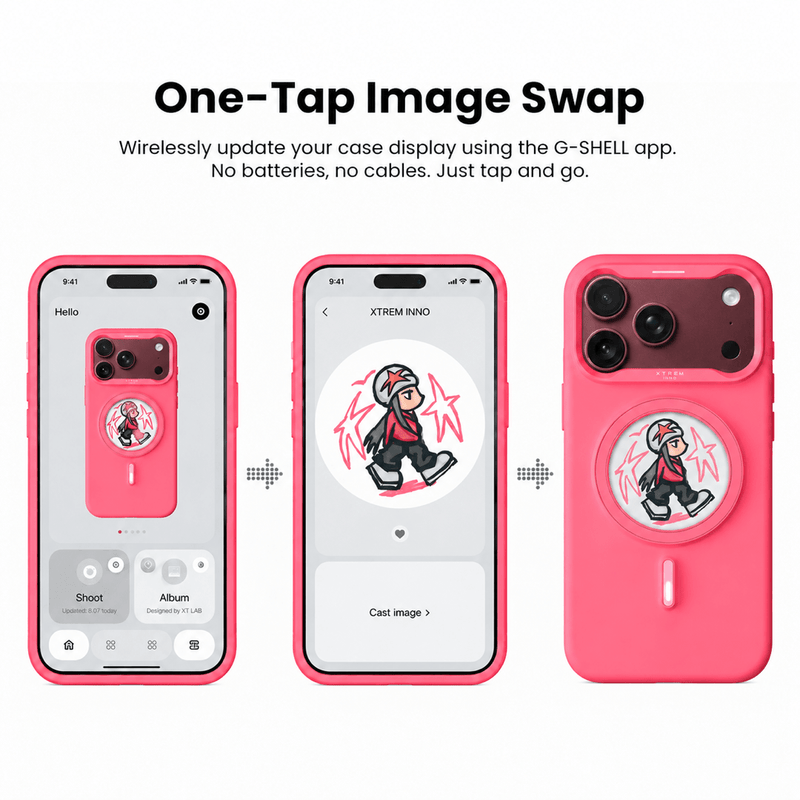 XTREM iPhone 18 Pro MagSafe Customisable Case (Berry Pink) - XTM-IP18P-BP Mobile Phone Cases