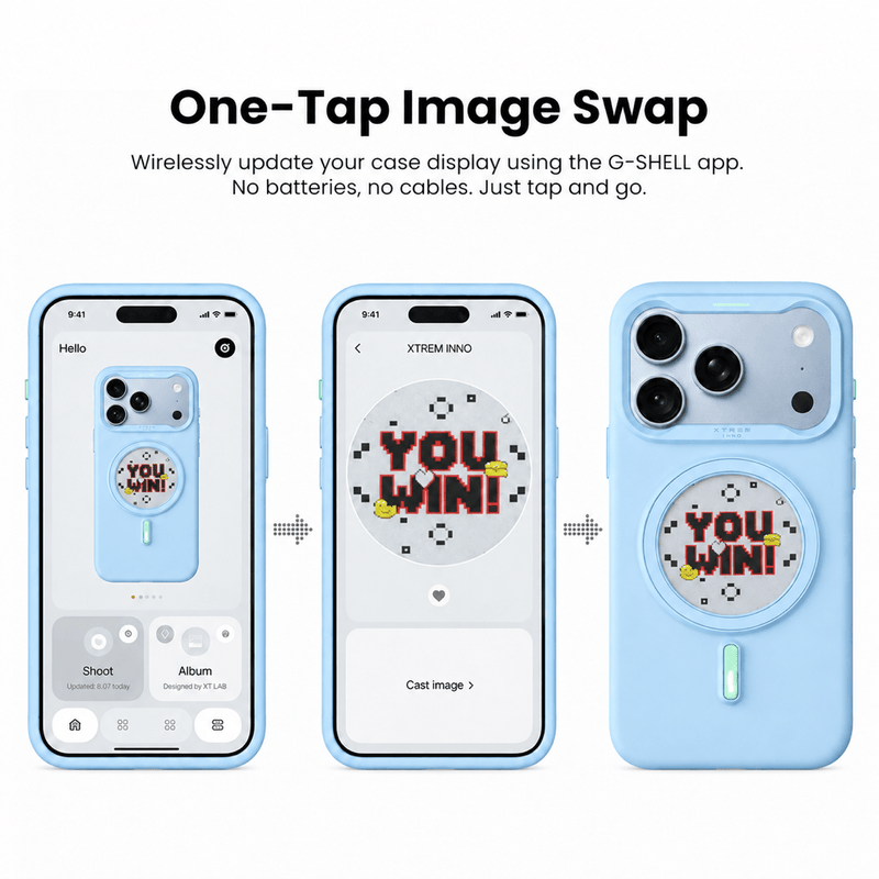 XTREM iPhone 18 Pro MagSafe Customisable Case (Mist Blue) - XTM-IP18P-MB Mobile Phone Cases