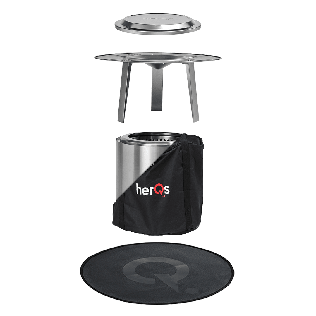 herQs Cozy Winter Warmer Bundle - CGHQSCWB4P Smokeless Fire Pits