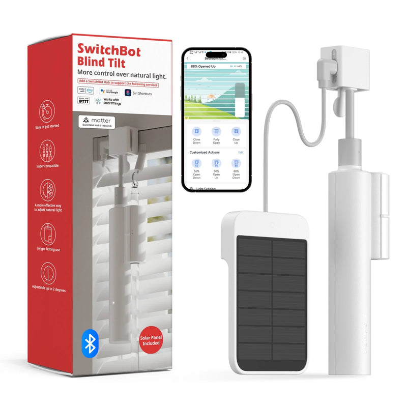 SwitchBot Blind Tilt - Smart Motorised Blind Control - W2701600 Home Automation Kits
