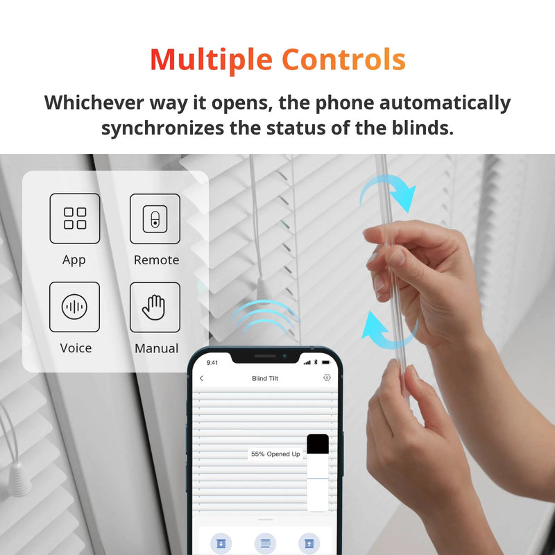 SwitchBot Blind Tilt - Smart Motorised Blind Control - W2701600 Home Automation Kits