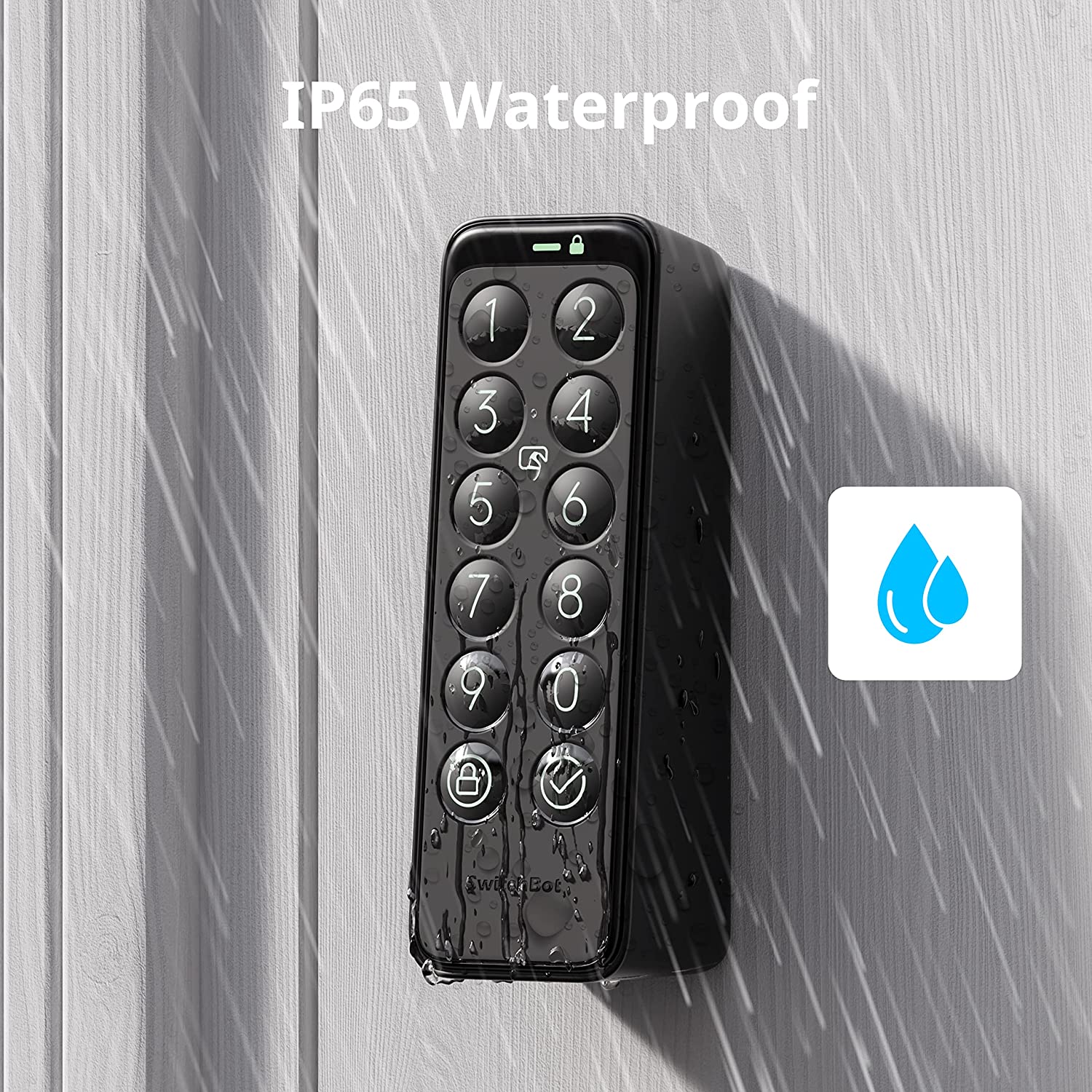SwitchBot Wireless Keypad with Fingerprint – Smart Access Control for SwitchBot Lock