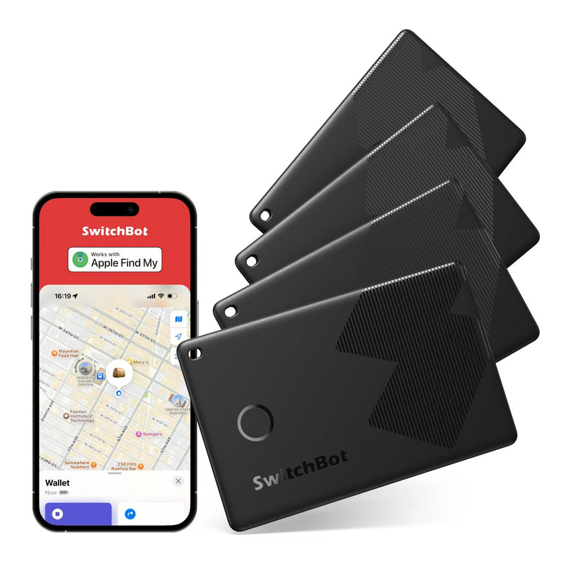 SwitchBot Wallet Finder Card - W2500032 GPS Tracking Devices